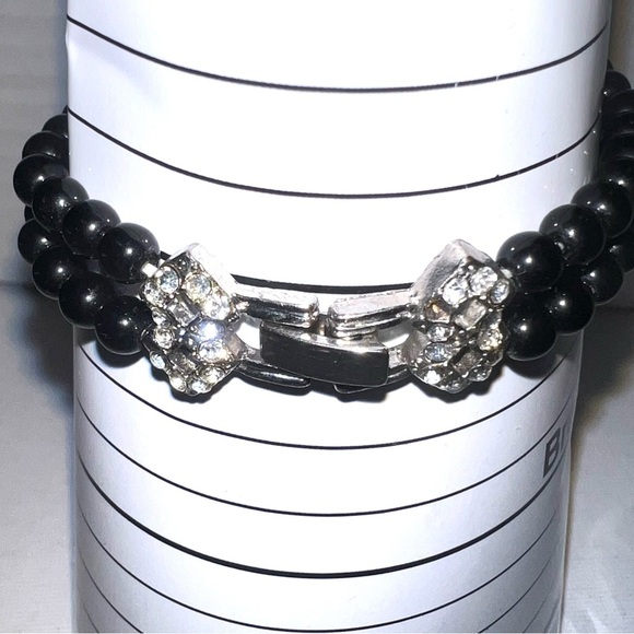 Jewelry - Elegant Black Beaded Bracelet